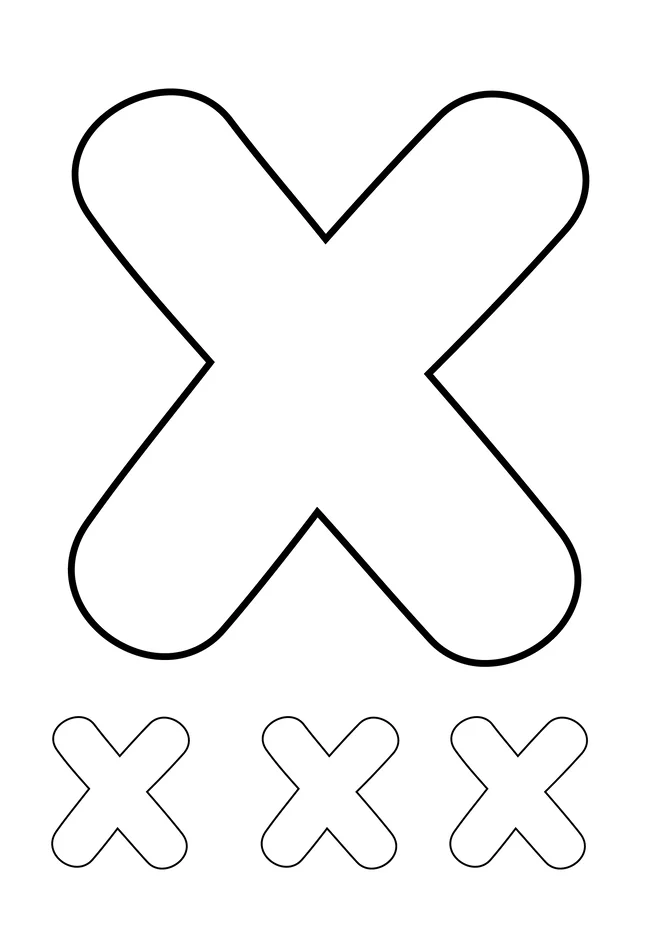 Alfabeto para colorir e imprimir para imprimir e colorir - imagem 25